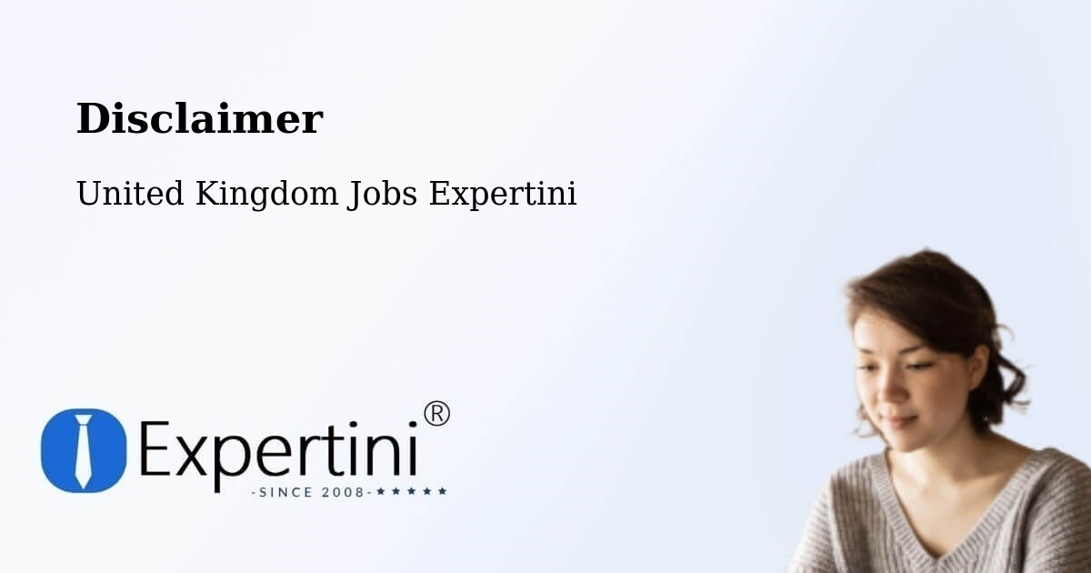 Disclaimer – Podington - United Kingdom Jobs Expertini