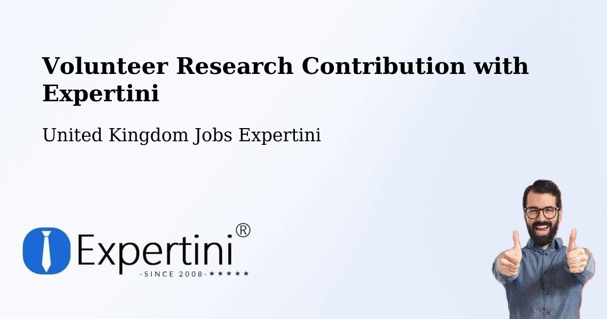 Volunteer Research Contribution Program – Podington - United Kingdom Jobs Expertini